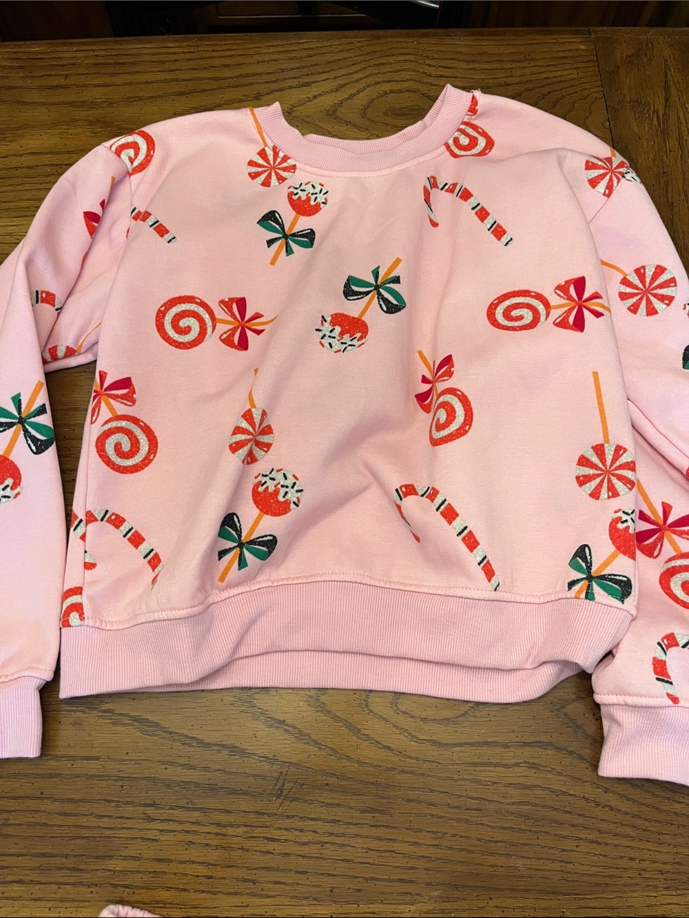 Pink Better Together Candy Print Lounge Set, size large, new with tags - Picture 2 of 14
